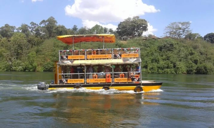 Boat cruise in Lake Mburo